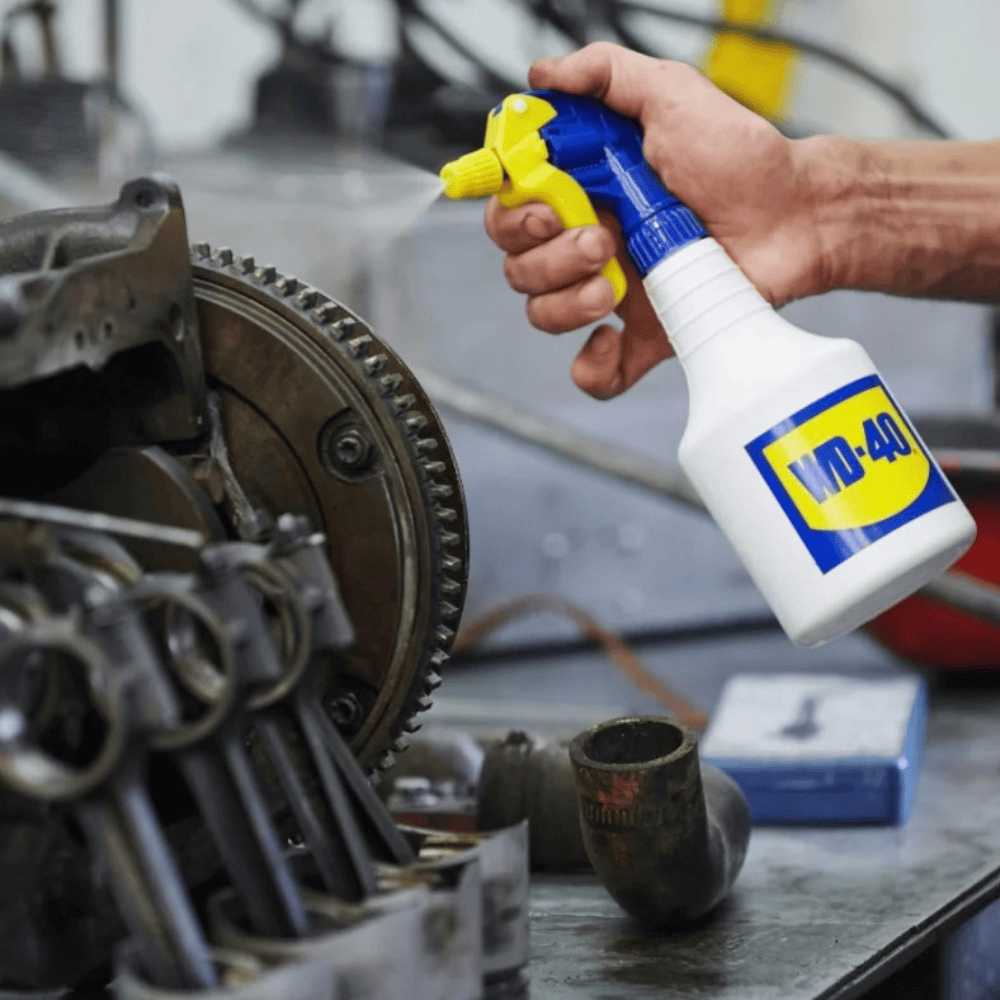 WD-40 sprayflacon toepassing