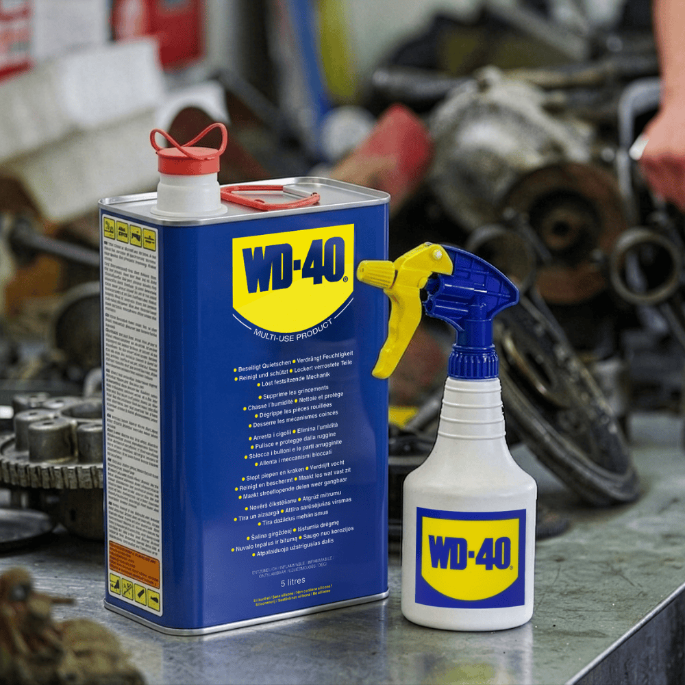 WD-40 jerrycan en sprayflacon