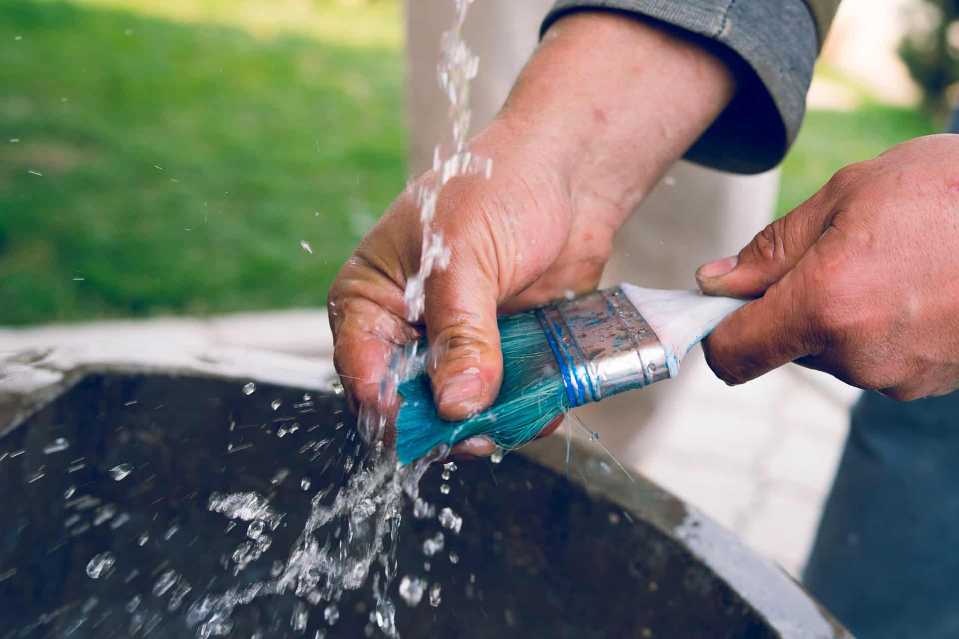 hoe maak ik een verfkwast schoon