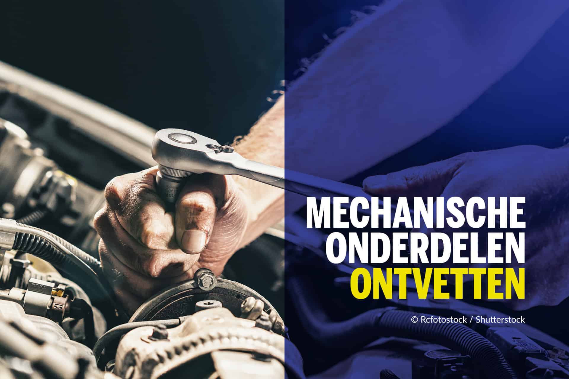 Mechanische onderdelen ontvetten